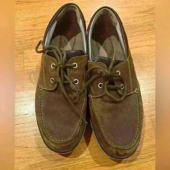 Clarks mems boat shoes size 10.5 - Picture 1 of 4